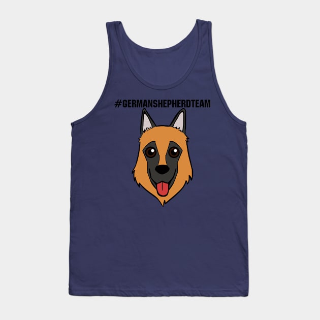 German Shepherd Tank Top by wtama